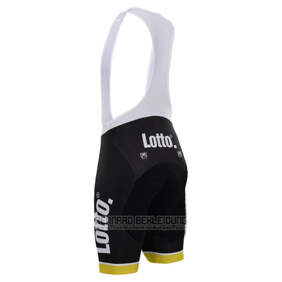 2015 Fahrradbekleidung Lotto NL Jumbo Gelb Trikot Kurzarm und Tragerhose - zum Schließen ins Bild klicken